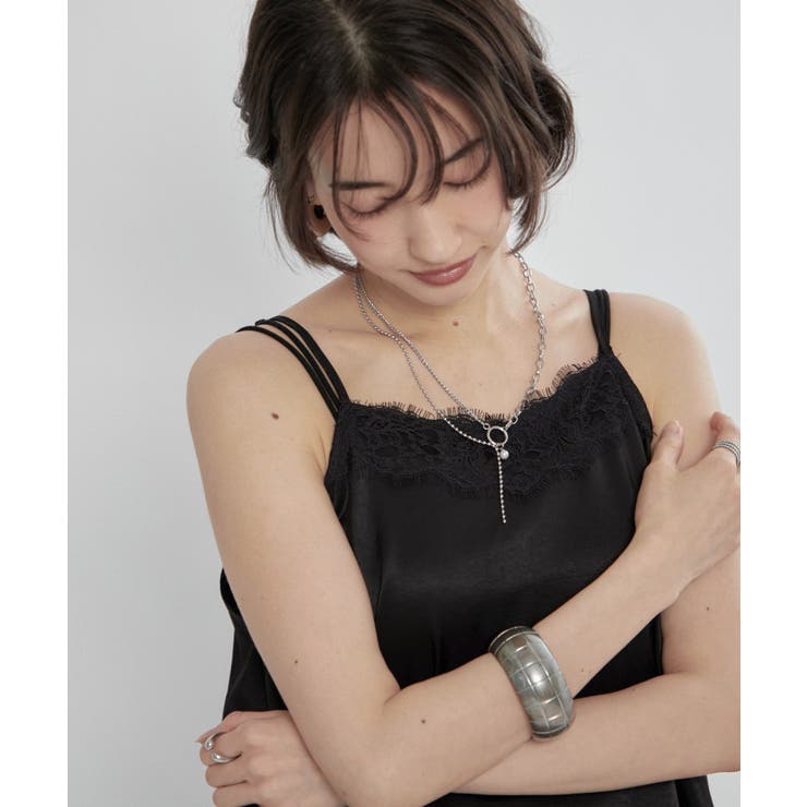 サテンレースキャミチュニック | RMAF　NICE CLAUP / OLIVE des OLIVE | 詳細画像25 