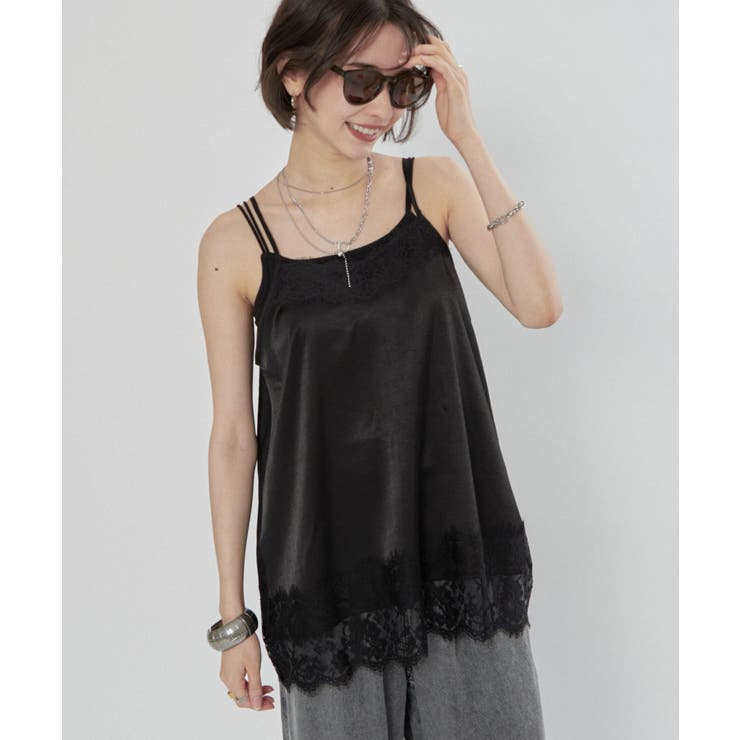 サテンレースキャミチュニック | RMAF　NICE CLAUP / OLIVE des OLIVE | 詳細画像26 