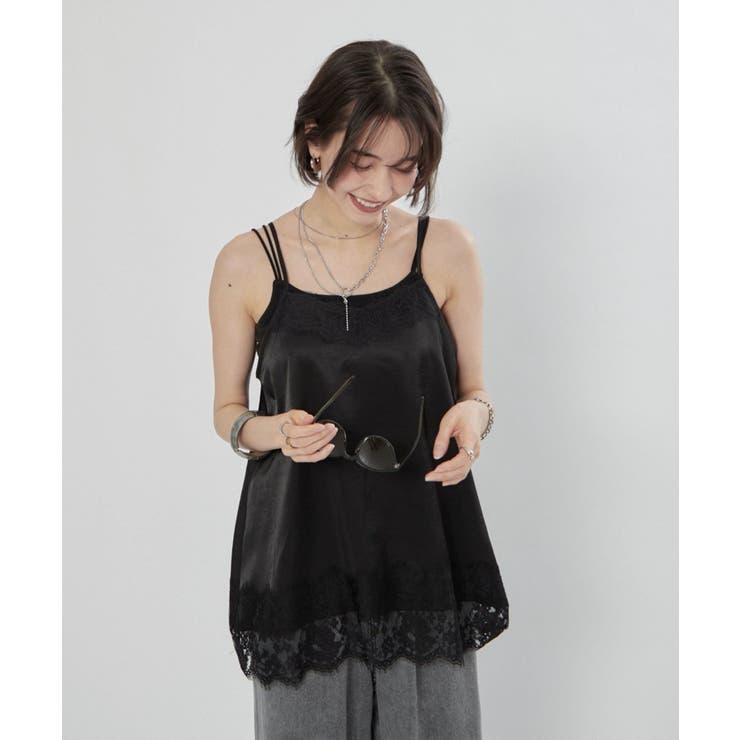 サテンレースキャミチュニック | RMAF　NICE CLAUP / OLIVE des OLIVE | 詳細画像27 