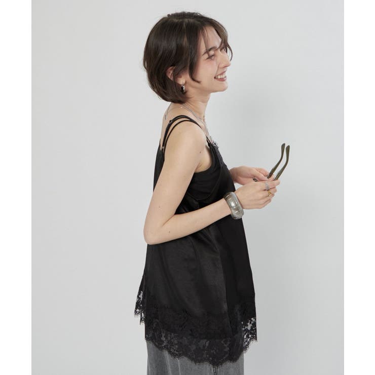 サテンレースキャミチュニック | RMAF　NICE CLAUP / OLIVE des OLIVE | 詳細画像28 
