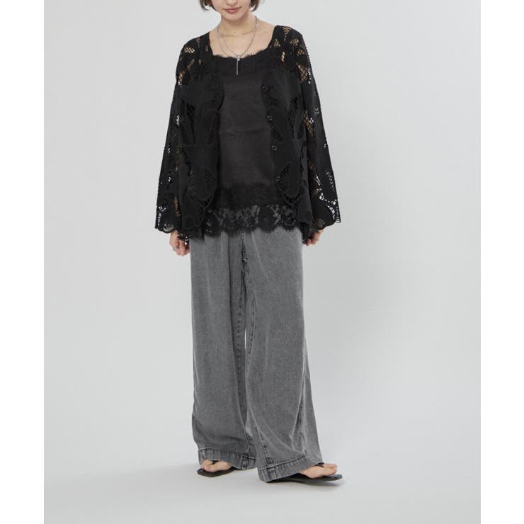 サテンレースキャミチュニック | RMAF　NICE CLAUP / OLIVE des OLIVE | 詳細画像32 