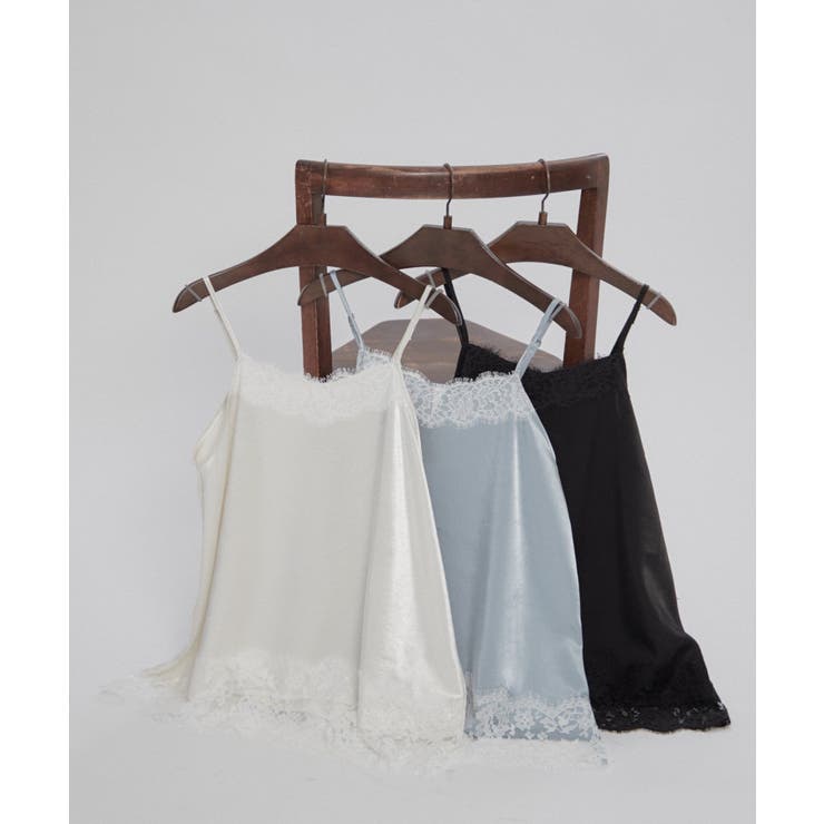 サテンレースキャミチュニック | RMAF　NICE CLAUP / OLIVE des OLIVE | 詳細画像2 