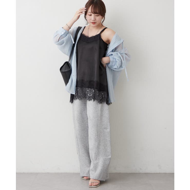 サテンレースキャミチュニック[品番：OLOW0018082]｜RMAF NICE CLAUP