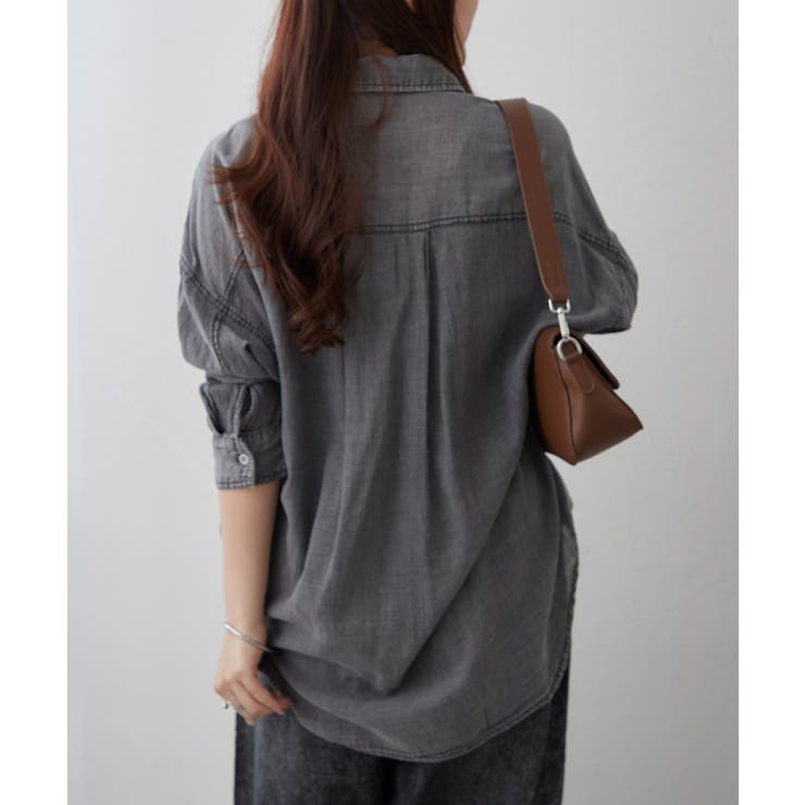 シアーデニム2WAYシャツ | RMAF　NICE CLAUP / OLIVE des OLIVE | 詳細画像12 