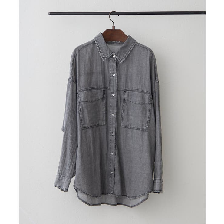 シアーデニム2WAYシャツ | RMAF　NICE CLAUP / OLIVE des OLIVE | 詳細画像19 