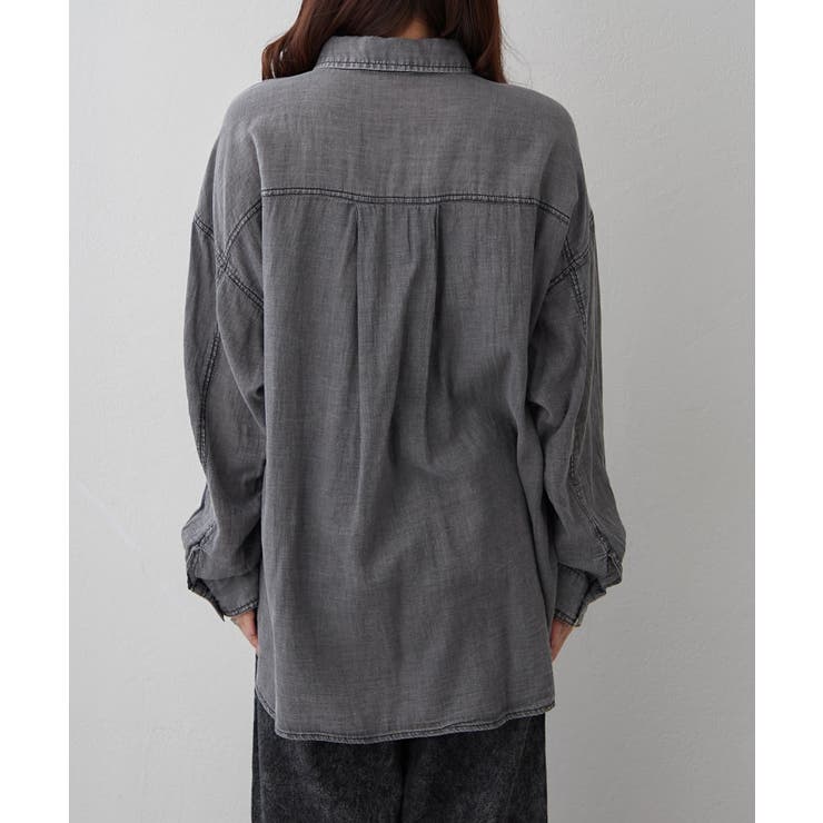 シアーデニム2WAYシャツ | RMAF　NICE CLAUP / OLIVE des OLIVE | 詳細画像23 