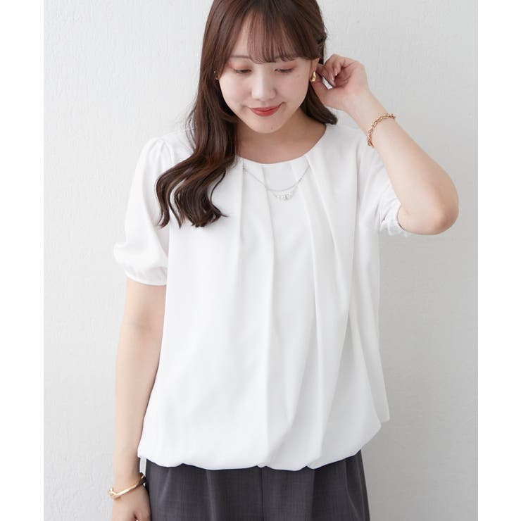 【Web限定】取り外し可能◎チャーム付き裾バルーンブラウス | NICE CLAUP / OLIVE des OLIVE　OUTLET | 詳細画像11 