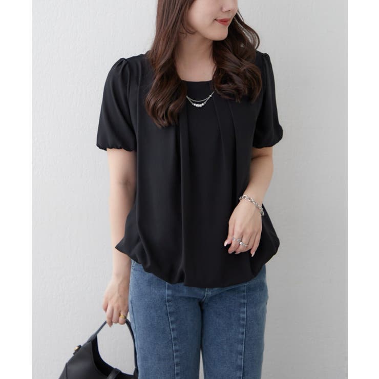 【Web限定】取り外し可能◎チャーム付き裾バルーンブラウス | NICE CLAUP / OLIVE des OLIVE　OUTLET | 詳細画像12 