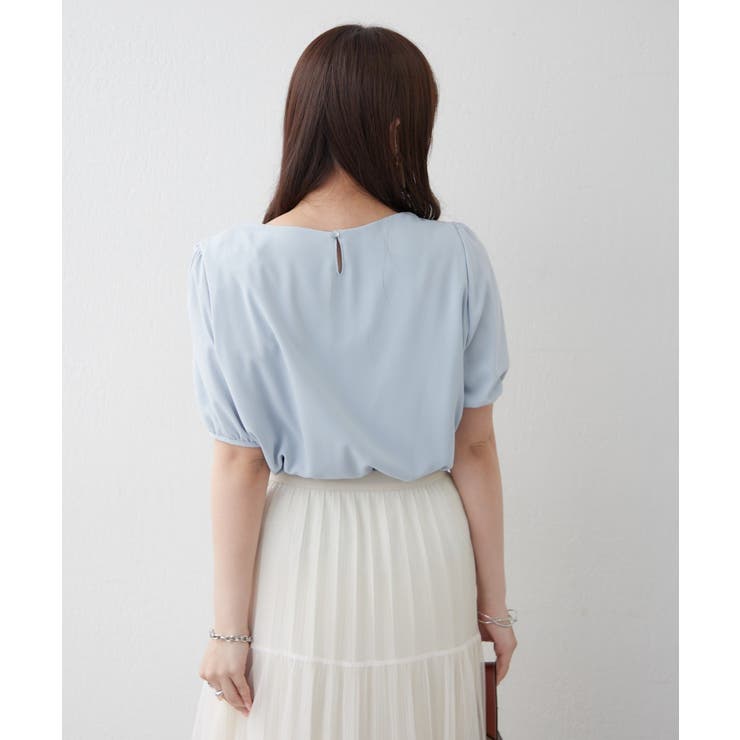 【Web限定】取り外し可能◎チャーム付き裾バルーンブラウス | NICE CLAUP / OLIVE des OLIVE　OUTLET | 詳細画像16 