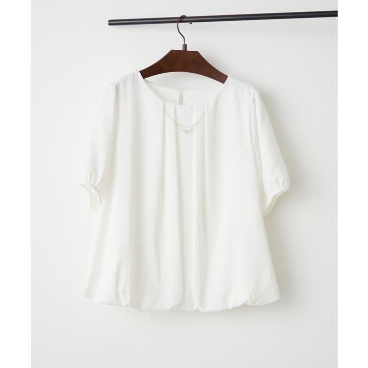 オフ | 【Web限定】取り外し可能◎チャーム付き裾バルーンブラウス | NICE CLAUP / OLIVE des OLIVE　OUTLET