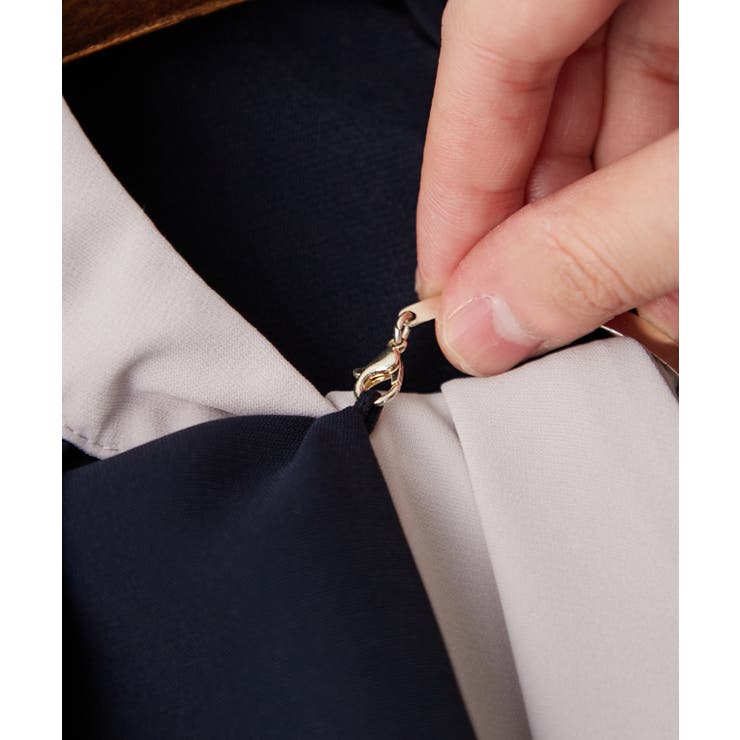 【Web限定】取り外し可能◎襟ぐりチャーム付きボウタイブラウス | NICE CLAUP / OLIVE des OLIVE　OUTLET | 詳細画像9 