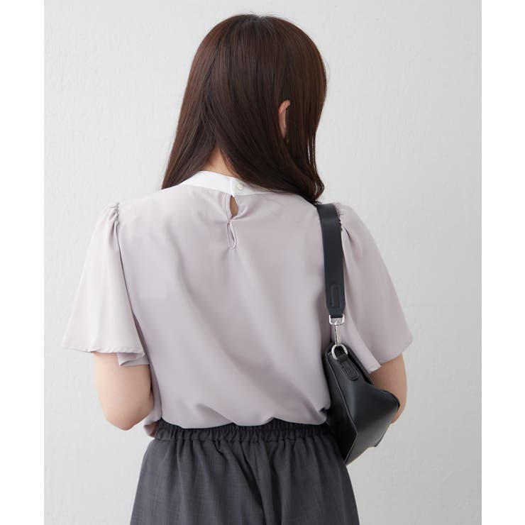 【Web限定】取り外し可能◎襟ぐりチャーム付きボウタイブラウス | NICE CLAUP / OLIVE des OLIVE　OUTLET | 詳細画像20 