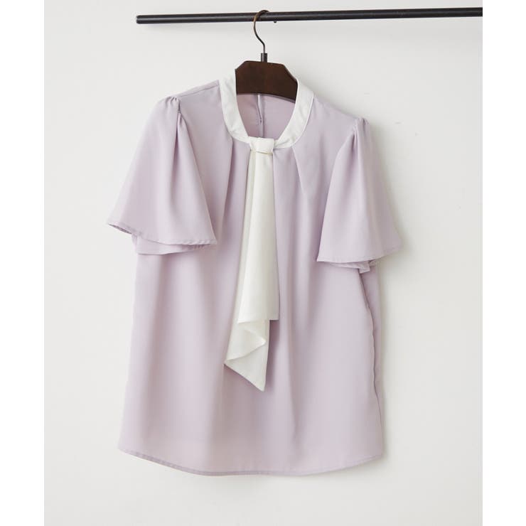 【Web限定】取り外し可能◎襟ぐりチャーム付きボウタイブラウス | NICE CLAUP / OLIVE des OLIVE　OUTLET | 詳細画像21 