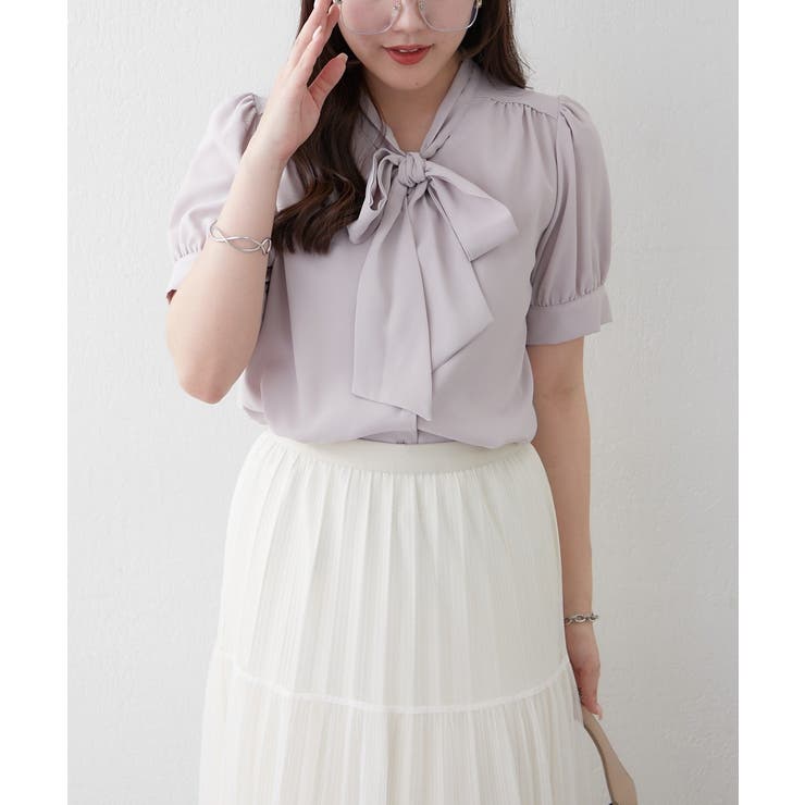 【Web限定】リボンブラウス | NICE CLAUP / OLIVE des OLIVE　OUTLET | 詳細画像8 