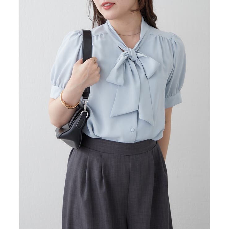 【Web限定】リボンブラウス | NICE CLAUP / OLIVE des OLIVE　OUTLET | 詳細画像13 