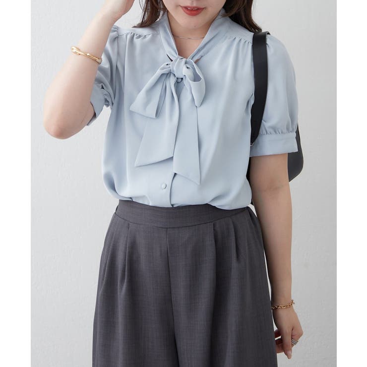 【Web限定】リボンブラウス | NICE CLAUP / OLIVE des OLIVE　OUTLET | 詳細画像14 