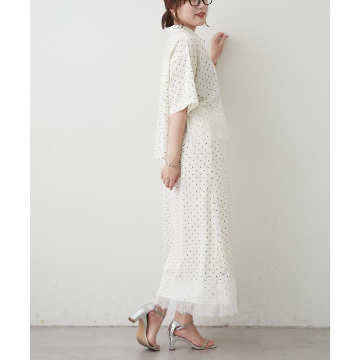裾レースシャツ | RMAF　NICE CLAUP / OLIVE des OLIVE | 詳細画像19 