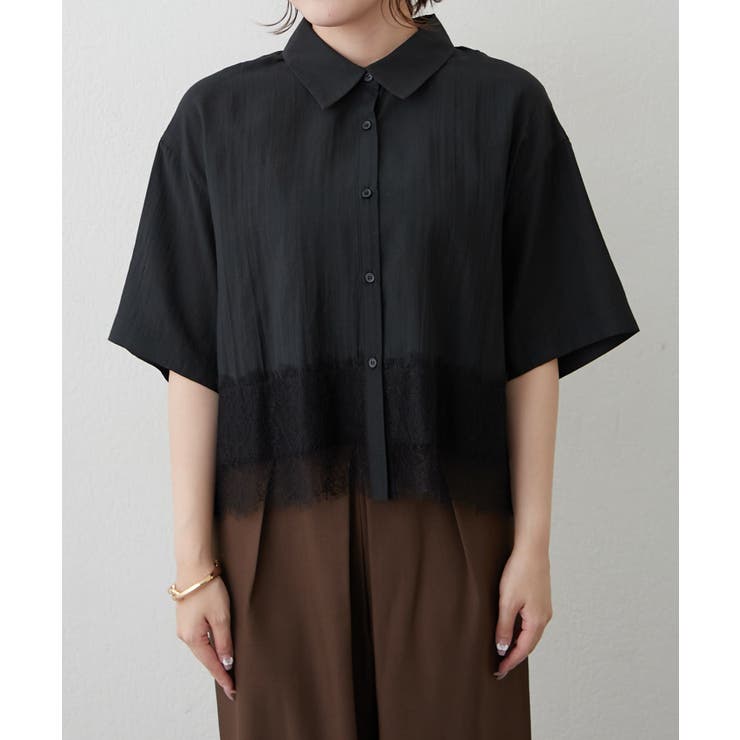 裾レースシャツ | RMAF　NICE CLAUP / OLIVE des OLIVE | 詳細画像39 