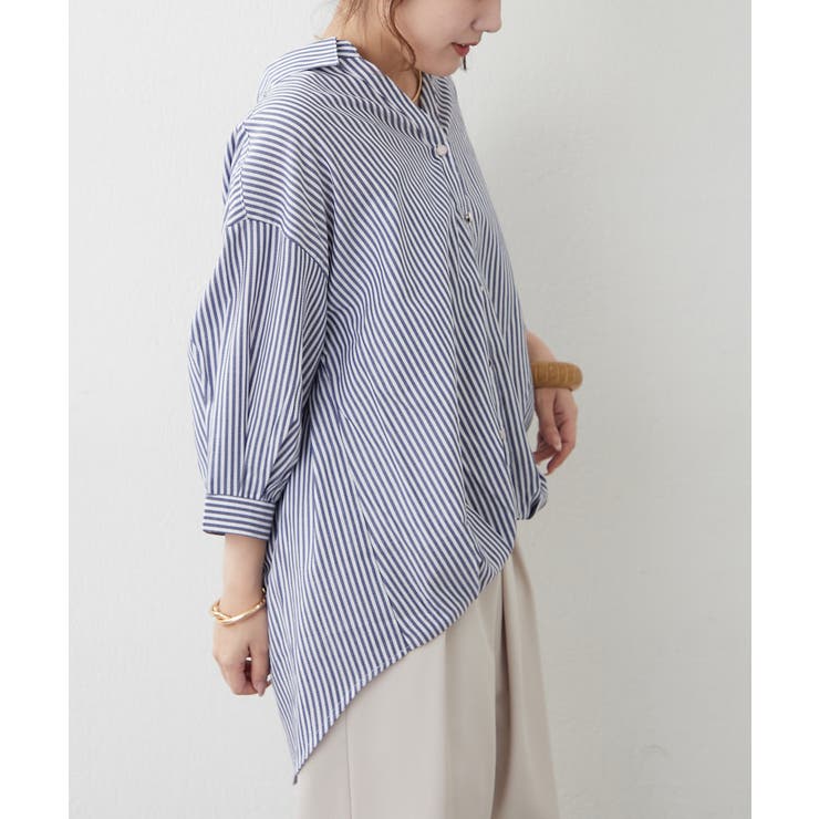 【オフィスコーデにも◎】多釦バックリボンたけのこブラウス | RMAF　NICE CLAUP / OLIVE des OLIVE | 詳細画像7 