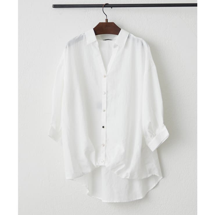 オフ | 【オフィスコーデにも◎】多釦バックリボンたけのこブラウス | RMAF　NICE CLAUP / OLIVE des OLIVE