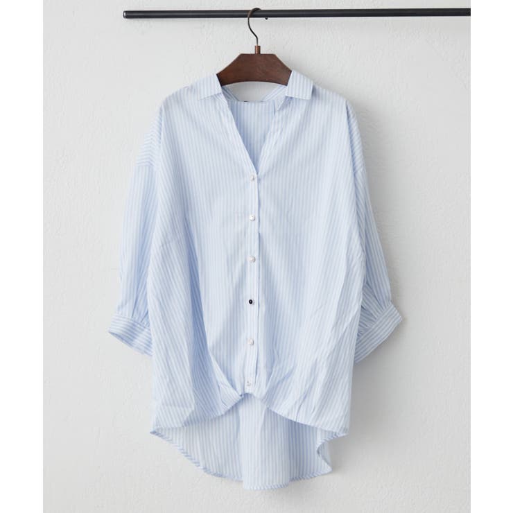 柄1 | 【オフィスコーデにも◎】多釦バックリボンたけのこブラウス | RMAF　NICE CLAUP / OLIVE des OLIVE