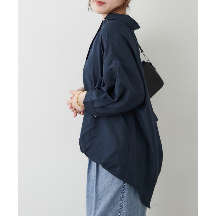 【オフィスコーデにも◎】多釦バックリボンたけのこブラウス | RMAF　NICE CLAUP / OLIVE des OLIVE | 詳細画像30 