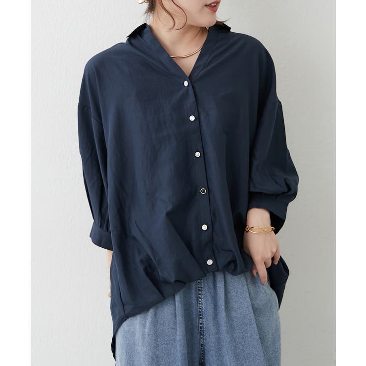 【オフィスコーデにも◎】多釦バックリボンたけのこブラウス | RMAF　NICE CLAUP / OLIVE des OLIVE | 詳細画像32 