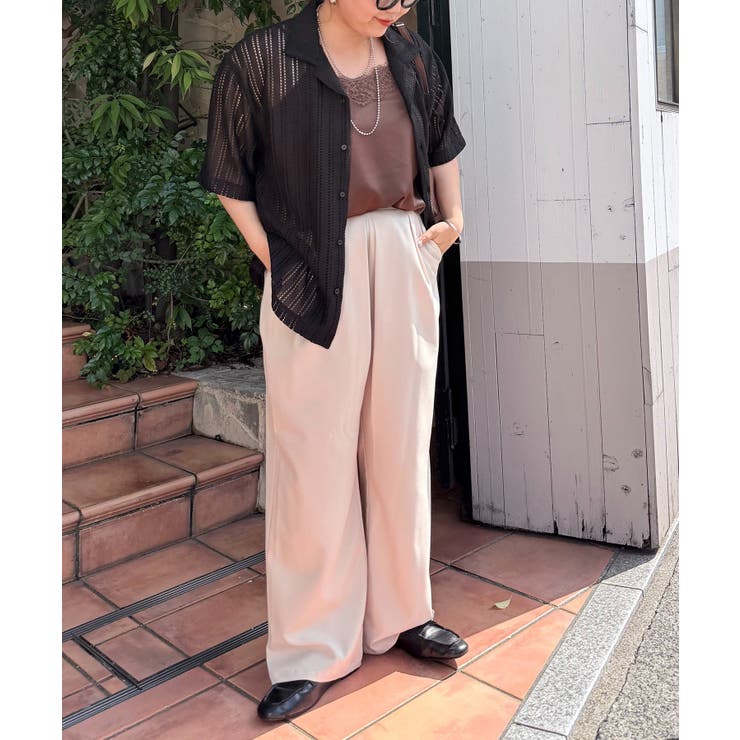 透かし柄開襟シャツ | RMAF　NICE CLAUP / OLIVE des OLIVE | 詳細画像29 