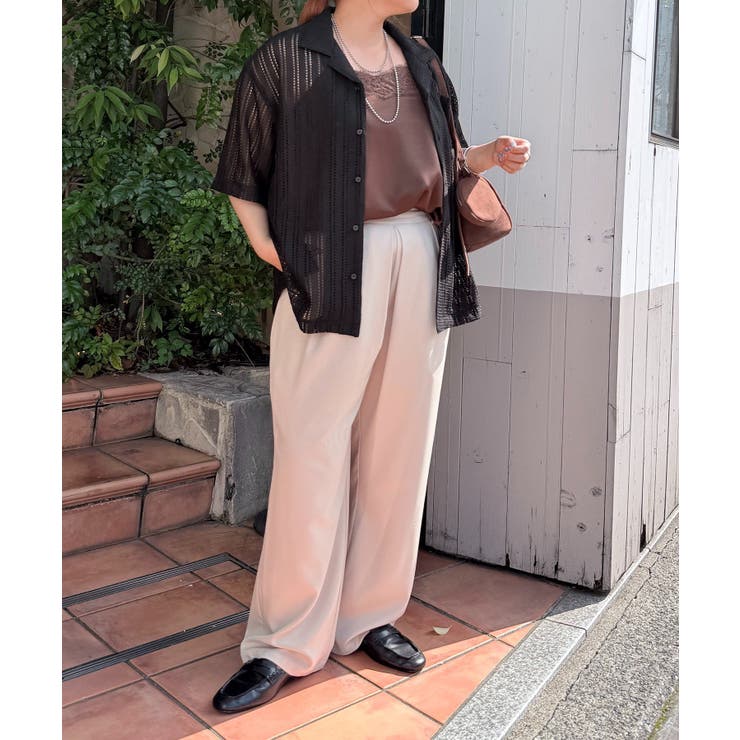 透かし柄開襟シャツ | RMAF　NICE CLAUP / OLIVE des OLIVE | 詳細画像32 