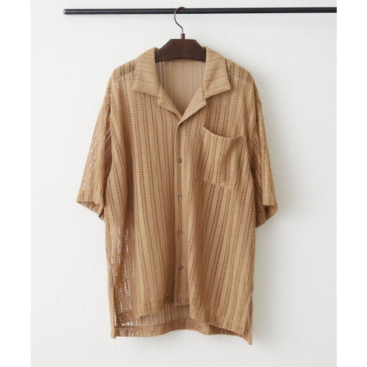 透かし柄開襟シャツ | RMAF　NICE CLAUP / OLIVE des OLIVE | 詳細画像50 