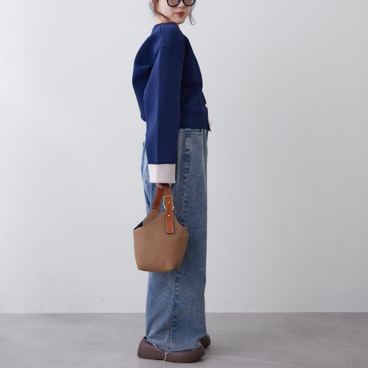 配色カーディガン | RMAF　NICE CLAUP / OLIVE des OLIVE | 詳細画像12 