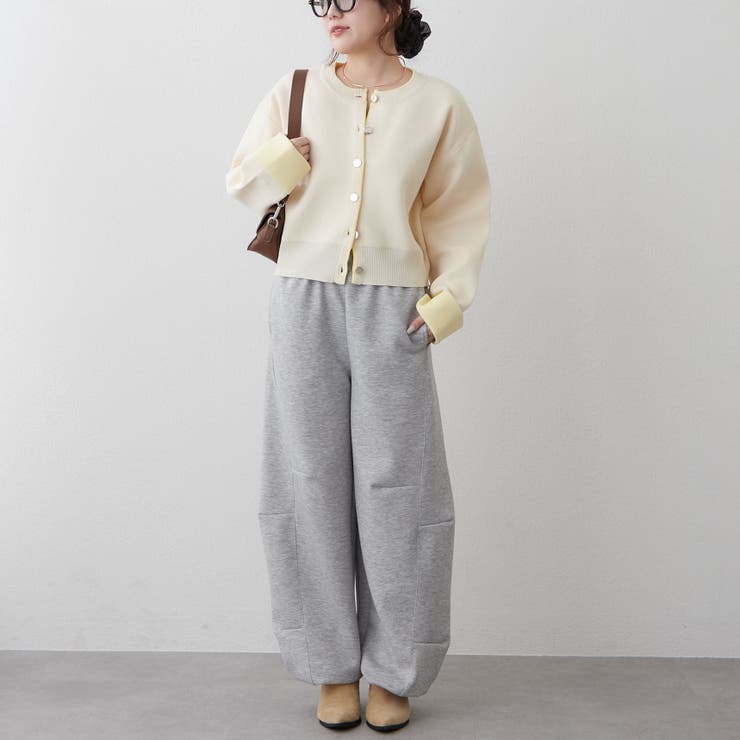 配色カーディガン | RMAF　NICE CLAUP / OLIVE des OLIVE | 詳細画像18 