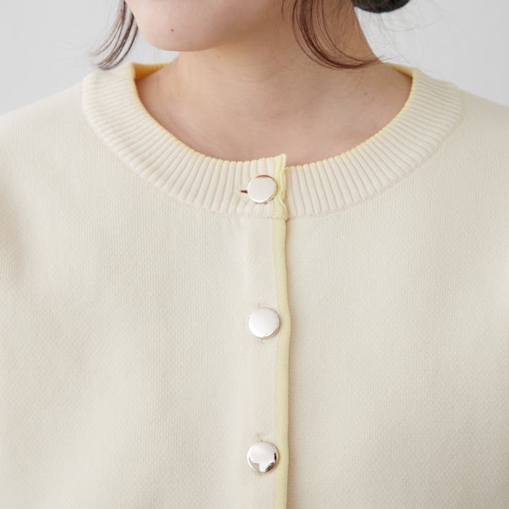 配色カーディガン | RMAF　NICE CLAUP / OLIVE des OLIVE | 詳細画像46 