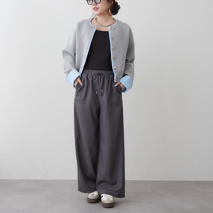 配色カーディガン | RMAF　NICE CLAUP / OLIVE des OLIVE | 詳細画像28 