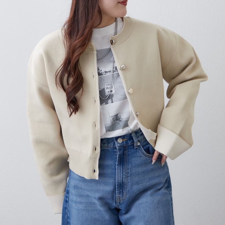 配色カーディガン | RMAF　NICE CLAUP / OLIVE des OLIVE | 詳細画像35 