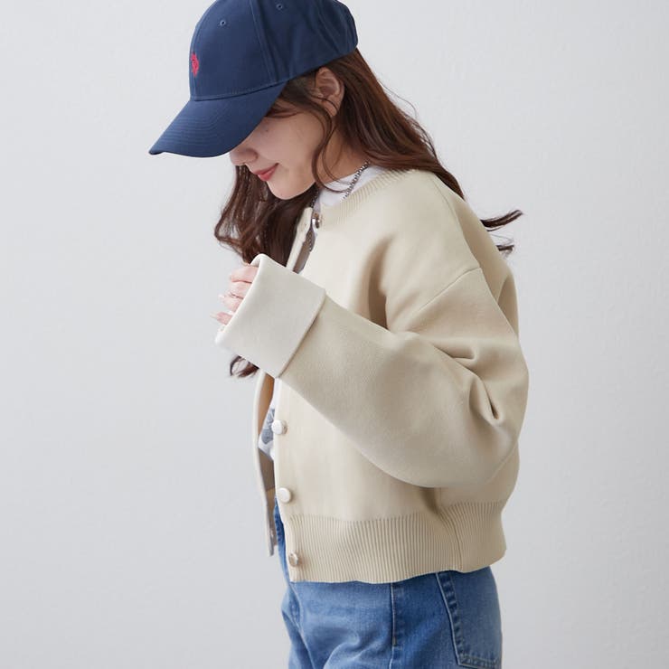 配色カーディガン | RMAF　NICE CLAUP / OLIVE des OLIVE | 詳細画像36 