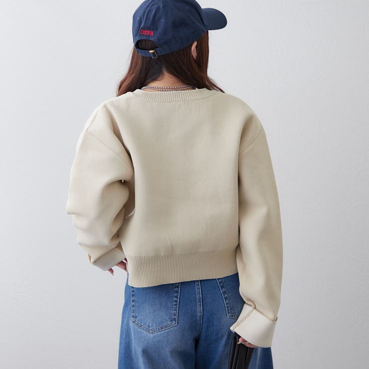 配色カーディガン | RMAF　NICE CLAUP / OLIVE des OLIVE | 詳細画像37 