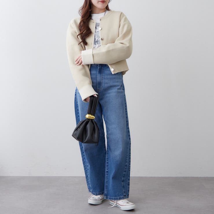 配色カーディガン | RMAF　NICE CLAUP / OLIVE des OLIVE | 詳細画像39 