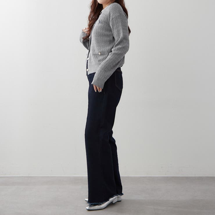 【POLO】ケーブルカーディガン | RMAF　NICE CLAUP / OLIVE des OLIVE | 詳細画像8 