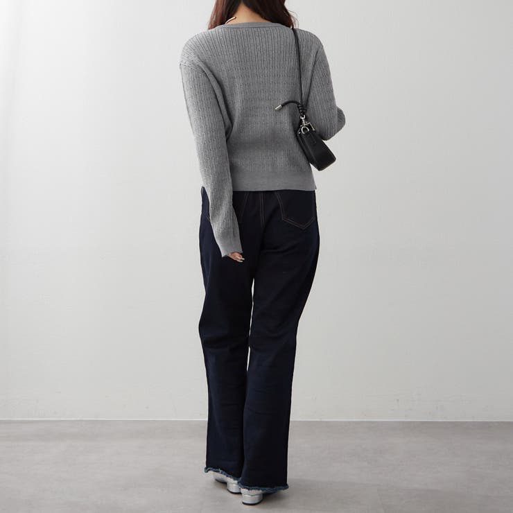 【POLO】ケーブルカーディガン | RMAF　NICE CLAUP / OLIVE des OLIVE | 詳細画像9 