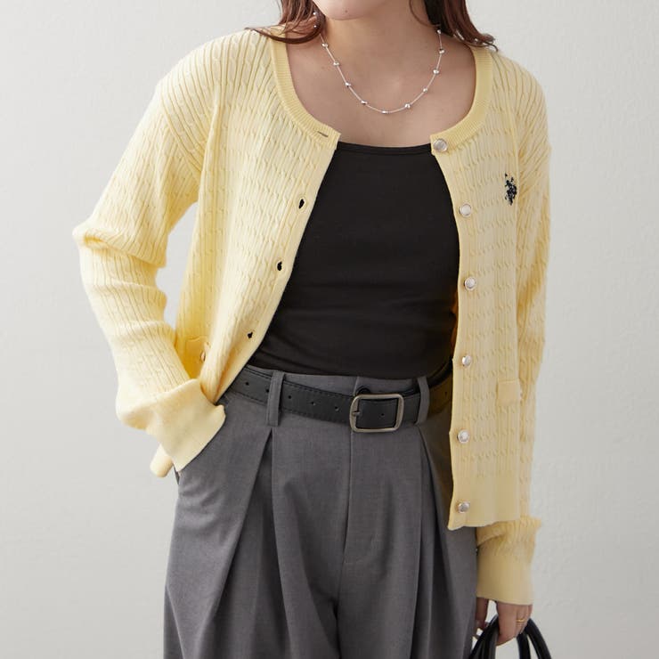 【POLO】ケーブルカーディガン | RMAF　NICE CLAUP / OLIVE des OLIVE | 詳細画像11 