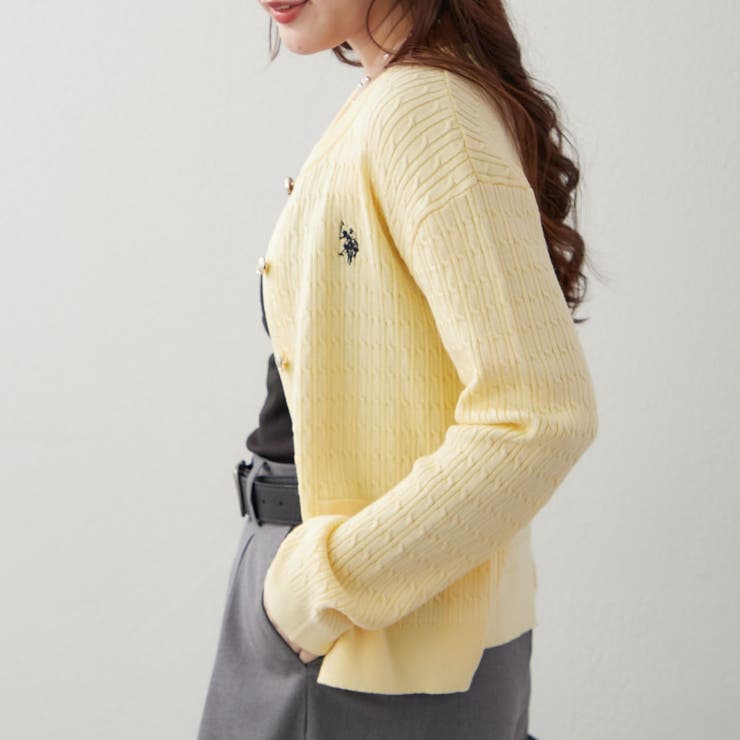 【POLO】ケーブルカーディガン | RMAF　NICE CLAUP / OLIVE des OLIVE | 詳細画像14 