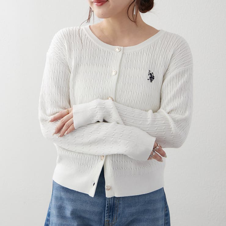 【POLO】ケーブルカーディガン | RMAF　NICE CLAUP / OLIVE des OLIVE | 詳細画像22 