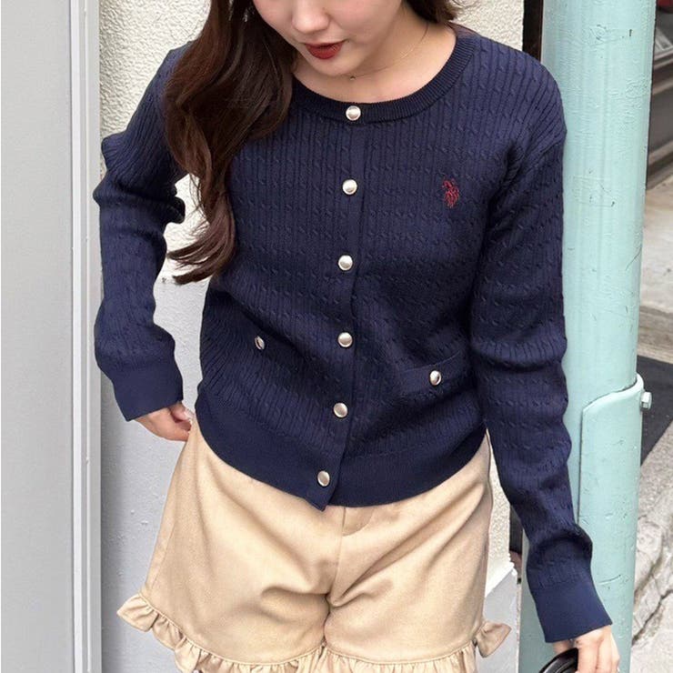 【POLO】ケーブルカーディガン | RMAF　NICE CLAUP / OLIVE des OLIVE | 詳細画像31 