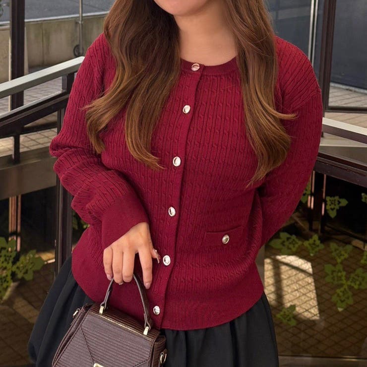 【POLO】ケーブルカーディガン | RMAF　NICE CLAUP / OLIVE des OLIVE | 詳細画像34 