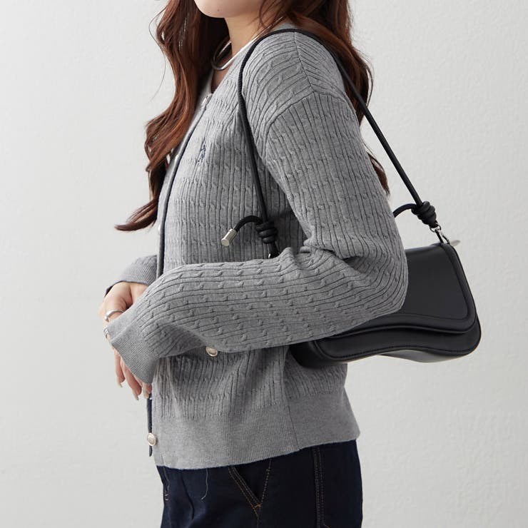 【POLO】ケーブルカーディガン | RMAF　NICE CLAUP / OLIVE des OLIVE | 詳細画像3 