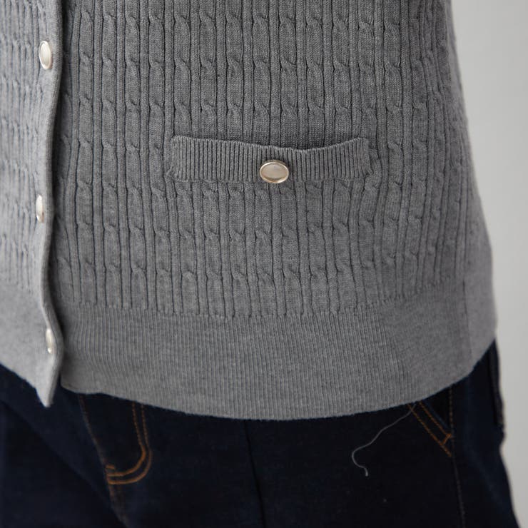 【POLO】ケーブルカーディガン | RMAF　NICE CLAUP / OLIVE des OLIVE | 詳細画像46 