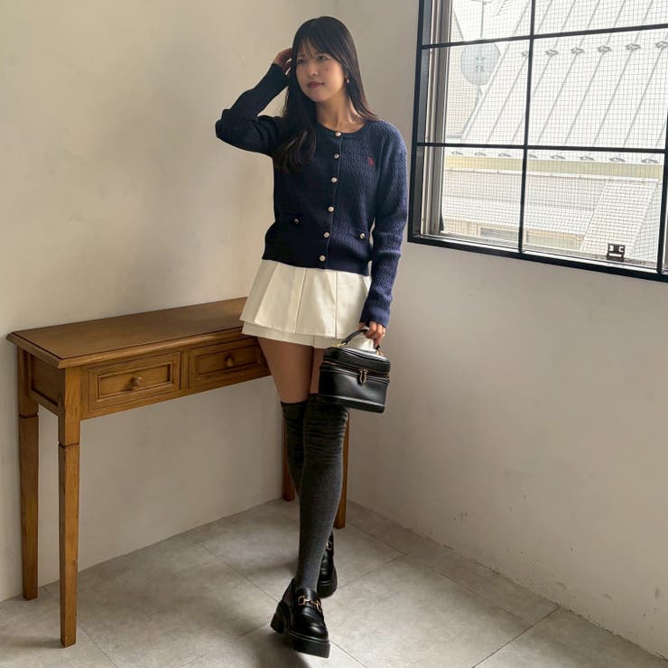 【U.S. POLO ASSN. ×RMAF】ケーブルカーディガン | RMAF　NICE CLAUP / OLIVE des OLIVE | 詳細画像43 