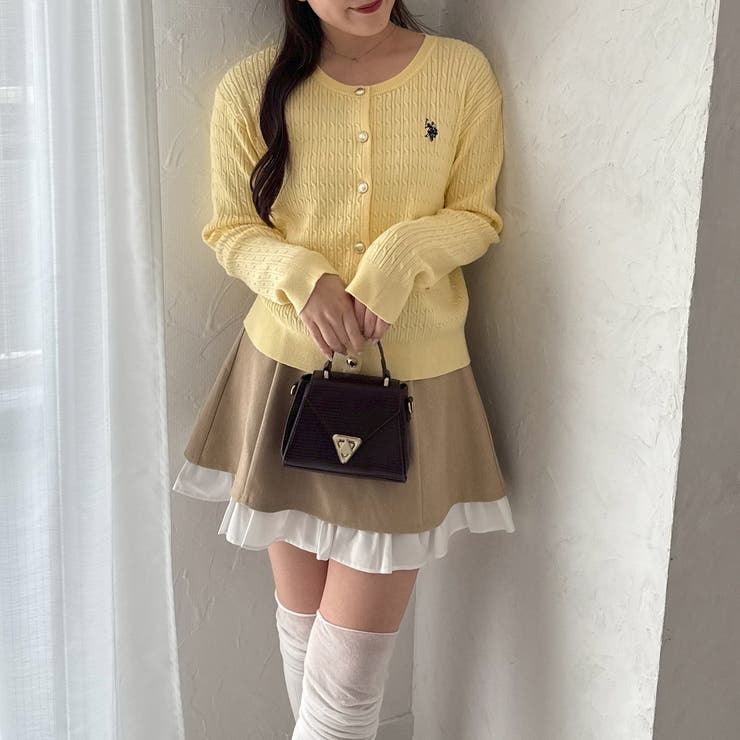 【U.S. POLO ASSN. ×RMAF】ケーブルカーディガン | RMAF　NICE CLAUP / OLIVE des OLIVE | 詳細画像47 