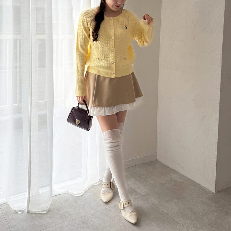 【U.S. POLO ASSN. ×RMAF】ケーブルカーディガン | RMAF　NICE CLAUP / OLIVE des OLIVE | 詳細画像51 